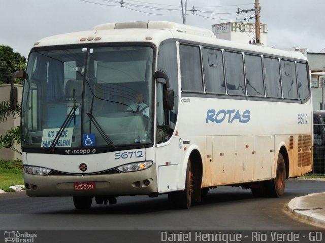 RodeRotas - Rotas de Viação do Triângulo 56712 na cidade de Rio Verde, Goiás, Brasil, por Daniel Henrique. ID da foto: 3988048.