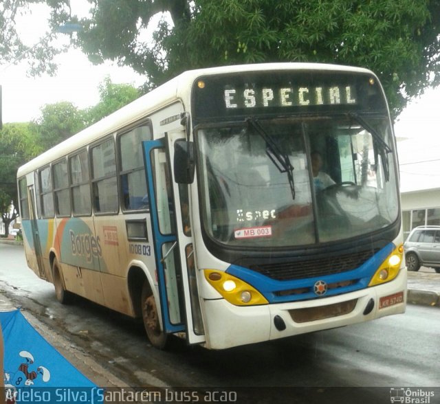 Viação Borges 10 08 03 na cidade de Santarém, Pará, Brasil, por Adelso Silva Luis Doidinho. Número da foto: #3986391.