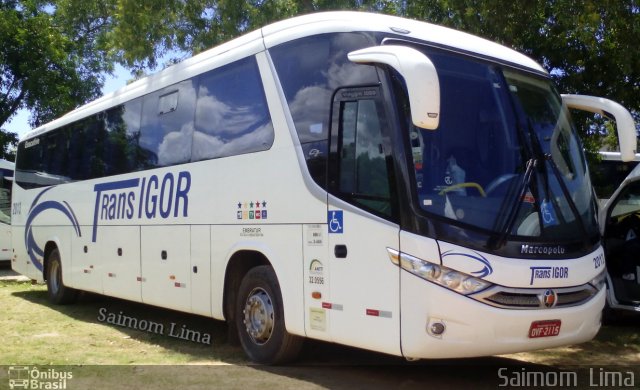 Trans Igor Transportes e Turismo 2013 na cidade de Vila Velha, Espírito Santo, Brasil, por Saimom  Lima. ID da foto: 3985958.