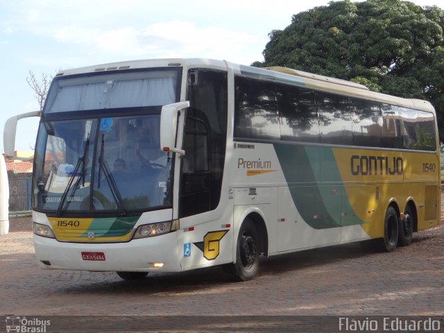 Empresa Gontijo de Transportes 11540 na cidade de Crato, Ceará, Brasil, por Flávio Eduardo. Número da foto: #3987430.
