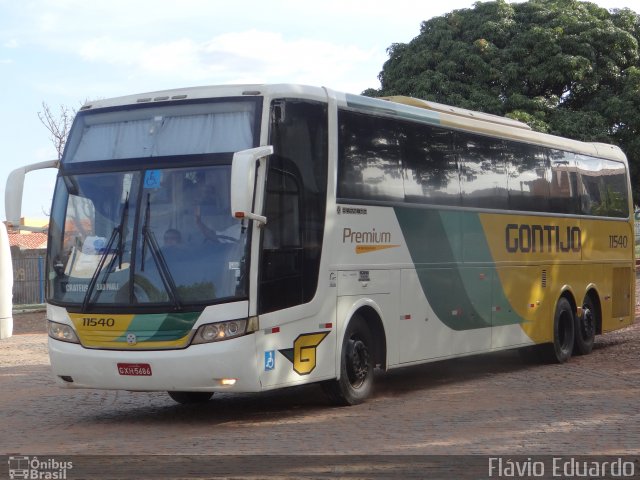 Empresa Gontijo de Transportes 11540 na cidade de Crato, Ceará, Brasil, por Flávio Eduardo. ID da foto: 3987430.