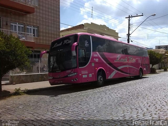 Lual Rio Turismo e Fretamento 2090 na cidade de São Lourenço, Minas Gerais, Brasil, por Felipe França. Número da foto: #3985989.