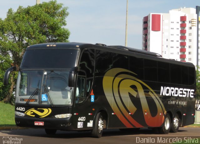 Expresso Nordeste 4420 na cidade de Cascavel, Paraná, Brasil, por Danilo Marcelo Silva. Número da foto: #3986963.