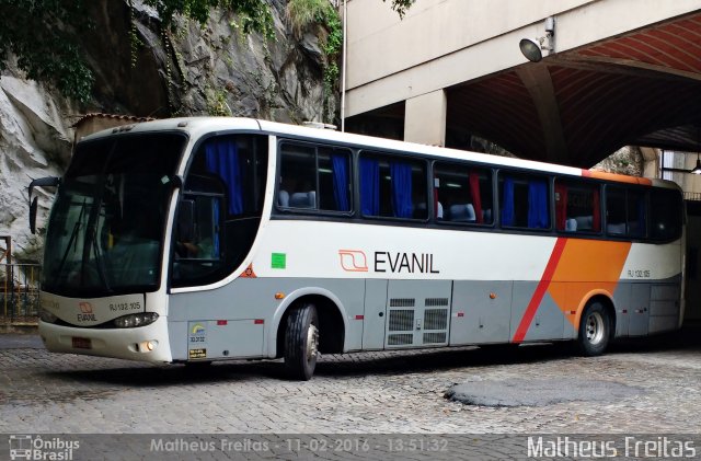 Evanil Transportes e Turismo RJ 132.105 na cidade de Barra Mansa, Rio de Janeiro, Brasil, por Matheus Freitas. ID da foto: 3987529.