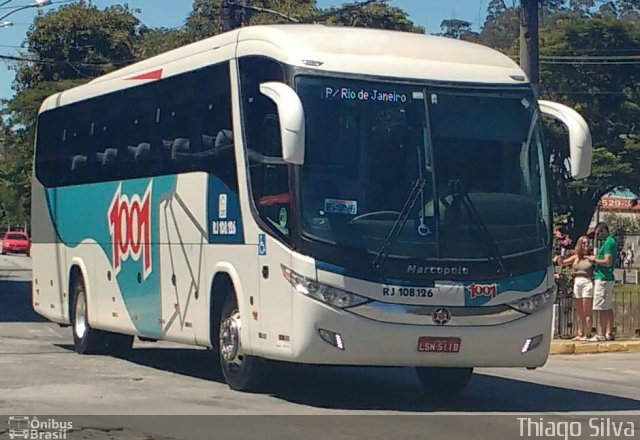 Auto Viação 1001 RJ 108.126 na cidade de Nova Friburgo, Rio de Janeiro, Brasil, por Thiago Silva. Número da foto: #3986401.