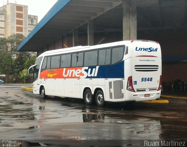 Unesul de Transportes 5548 na cidade de Porto Alegre, Rio Grande do Sul, Brasil, por Ruan Martinez. Número da foto: #3988525.