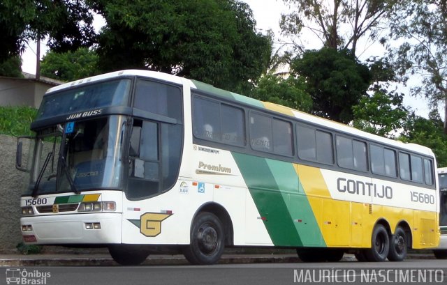 Empresa Gontijo de Transportes 15680 na cidade de Belo Horizonte, Minas Gerais, Brasil, por Maurício Nascimento. ID da foto: 3988771.