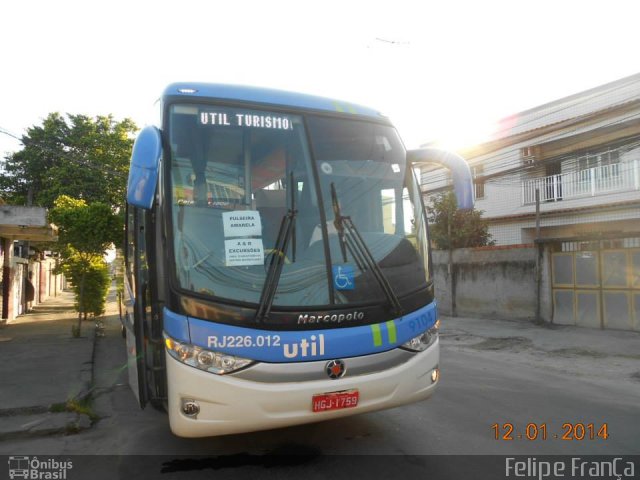 UTIL - União Transporte Interestadual de Luxo 9104 na cidade de Rio de Janeiro, Rio de Janeiro, Brasil, por Felipe França. Número da foto: #3990016.