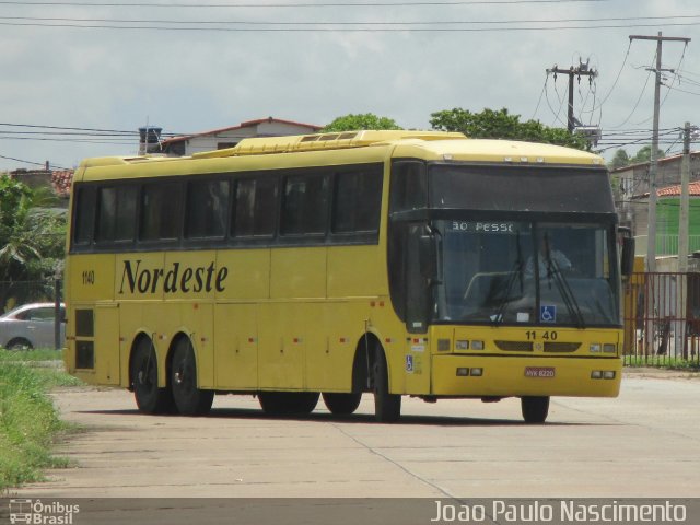 Viação Nordeste 1140 na cidade de Natal, Rio Grande do Norte, Brasil, por Joao Paulo Nascimento Silva. Número da foto: #3990535.