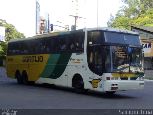 Empresa Gontijo de Transportes 15665 na cidade de Cachoeiro de Itapemirim, Espírito Santo, Brasil, por Saimom  Lima. Número da foto: #3989977.