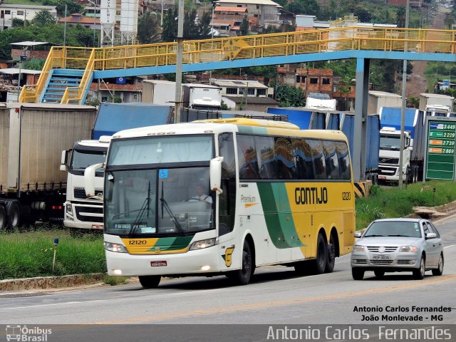 Empresa Gontijo de Transportes 12120 na cidade de João Monlevade, Minas Gerais, Brasil, por Antonio Carlos Fernandes. ID da foto: 3989362.