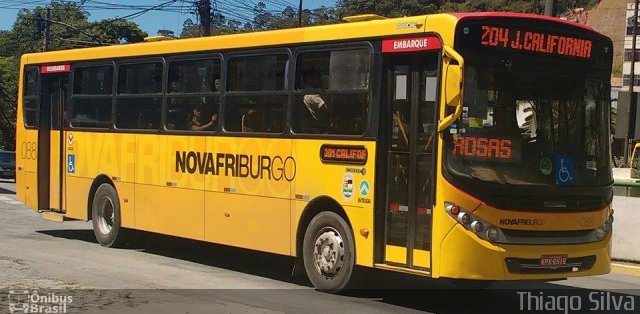 FAOL - Friburgo Auto Ônibus 088 na cidade de Nova Friburgo, Rio de Janeiro, Brasil, por Thiago Silva. Número da foto: #3990195.