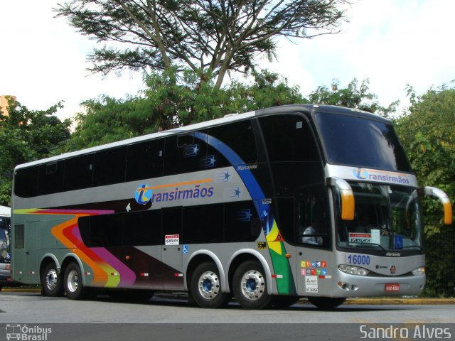 Transirmãos Turismo 16000 na cidade de São Paulo, São Paulo, Brasil, por Sandro Alves. ID da foto: 3989284.