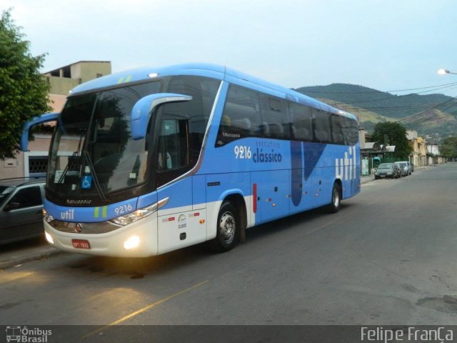 UTIL - União Transporte Interestadual de Luxo 9216 na cidade de Armação dos Búzios, Rio de Janeiro, Brasil, por Felipe França. Número da foto: #3990009.