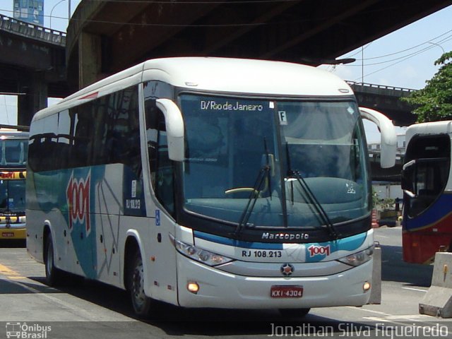 Auto Viação 1001 RJ 108.213 na cidade de Rio de Janeiro, Rio de Janeiro, Brasil, por Jonathan Silva Figueiredo. ID da foto: 3990166.