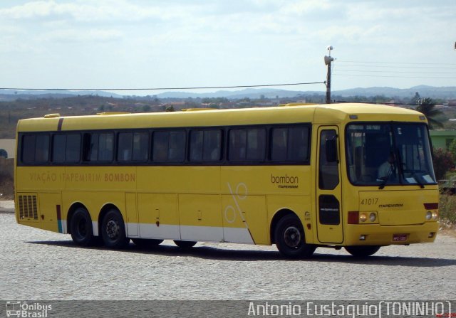 Viação Itapemirim 41017 na cidade de Caruaru, Pernambuco, Brasil, por Antonio Eustaquio Toninho. Número da foto: #3990796.