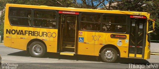 FAOL - Friburgo Auto Ônibus 107 na cidade de Nova Friburgo, Rio de Janeiro, Brasil, por Thiago Silva. ID da foto: 3988907.