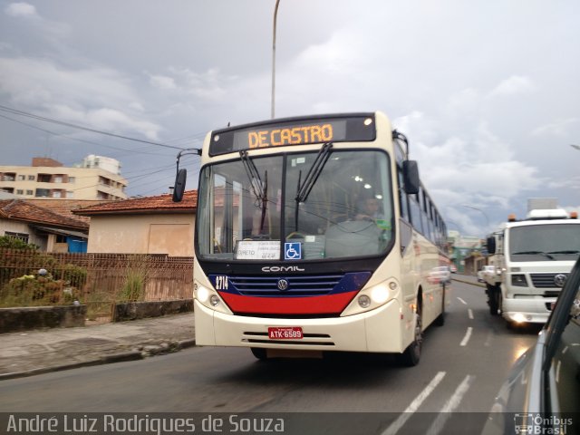 Viação Santana Iapó 2714 na cidade de Ponta Grossa, Paraná, Brasil, por André Luiz Rodrigues de Souza. Número da foto: #3988965.