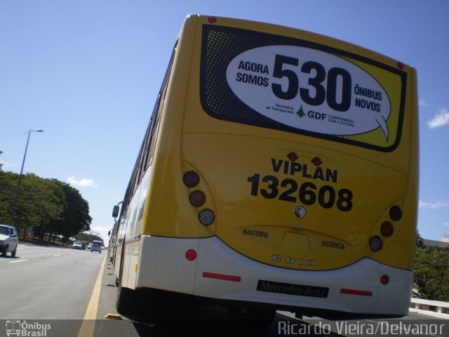 Viplan - Viação Planalto 132608 na cidade de Brasília, Distrito Federal, Brasil, por Ricardo Vieira. Número da foto: #3988868.