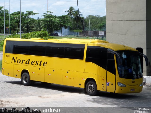 Viação Nordeste 1580 na cidade de João Pessoa, Paraíba, Brasil, por Marcelo Soares Cardoso. ID da foto: 3990220.