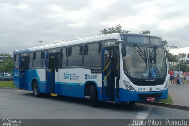 Transol Transportes Coletivos 50355 na cidade de Florianópolis, Santa Catarina, Brasil, por João Vitor  Peixoto. Número da foto: #3991796.