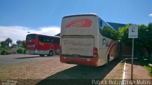 Viação Platina 8200 na cidade de Caçu, Goiás, Brasil, por Patrick  Roberto de Matos. Número da foto: #3991736.