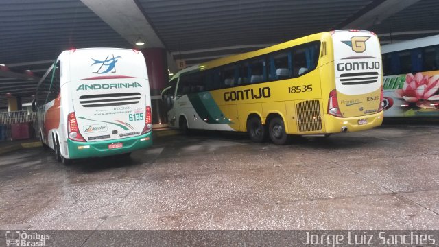 Empresa Gontijo de Transportes 18535 na cidade de Cuiabá, Mato Grosso, Brasil, por Jorge Luiz Sanches. Número da foto: #3991344.