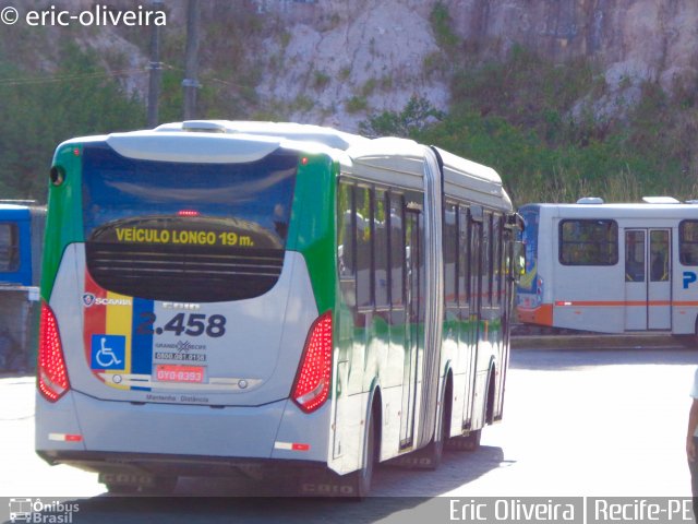 Mobibrasil São Lourenço >>> Mobi-PE 2458 na cidade de Recife, Pernambuco, Brasil, por Eric Oliveira. Número da foto: #3991368.