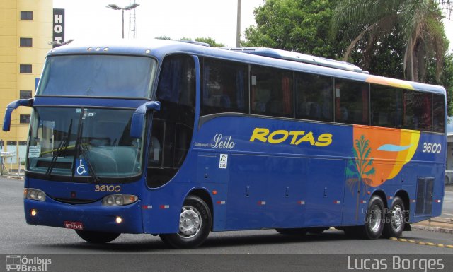 RodeRotas - Rotas de Viação do Triângulo 36100 na cidade de Uberaba, Minas Gerais, Brasil, por Lucas Borges . ID da foto: 3992105.