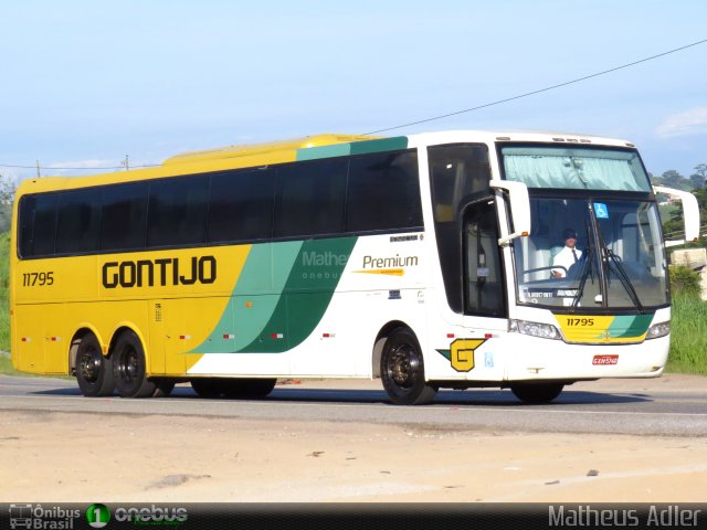 Empresa Gontijo de Transportes 11795 na cidade de Sabará, Minas Gerais, Brasil, por Matheus Adler. ID da foto: 3992172.