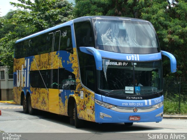 UTIL - União Transporte Interestadual de Luxo 11202 na cidade de São Paulo, São Paulo, Brasil, por Sandro Alves. ID da foto: 3991956.