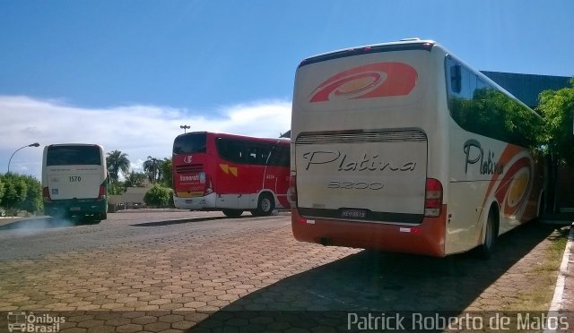 Viação Platina 8200 na cidade de Caçu, Goiás, Brasil, por Patrick  Roberto de Matos. Número da foto: #3991742.