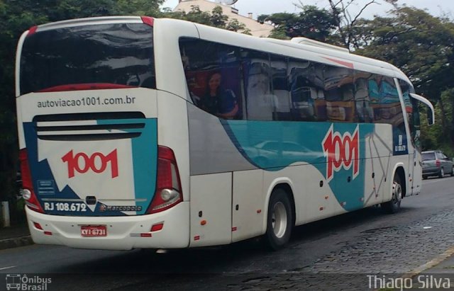 Auto Viação 1001 RJ 108.672 na cidade de Nova Friburgo, Rio de Janeiro, Brasil, por Thiago Silva. ID da foto: 3992008.