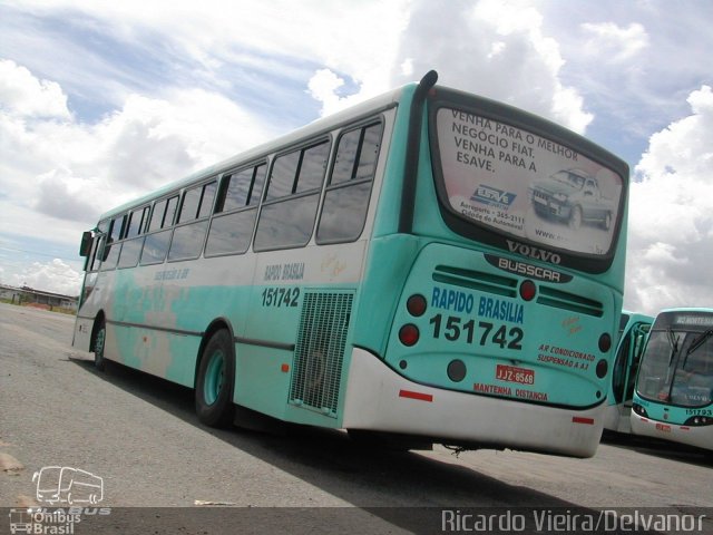 Rápido Brasília 151742 na cidade de Brasília, Distrito Federal, Brasil, por Ricardo Vieira. ID da foto: 3991538.