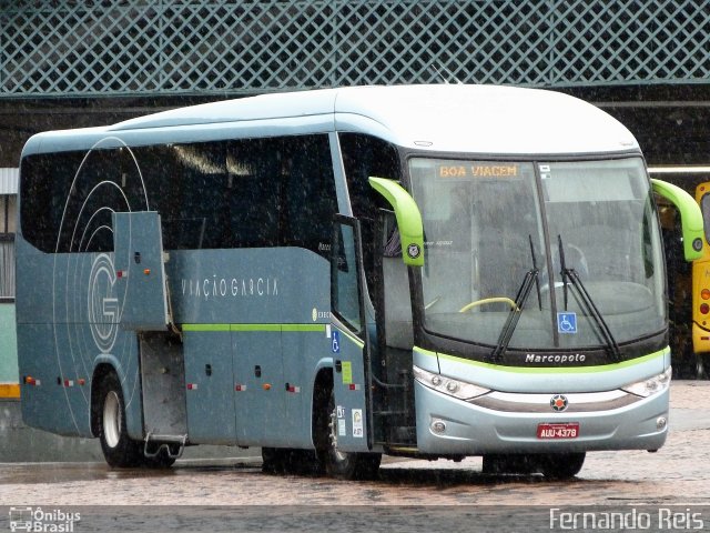 Viação Garcia 7697 na cidade de Londrina, Paraná, Brasil, por Fernando Reis. ID da foto: 3991922.