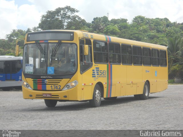 Itamaracá Transportes 1.742 na cidade de Abreu e Lima, Pernambuco, Brasil, por Gabriel  Gomes. Número da foto: #3996411.