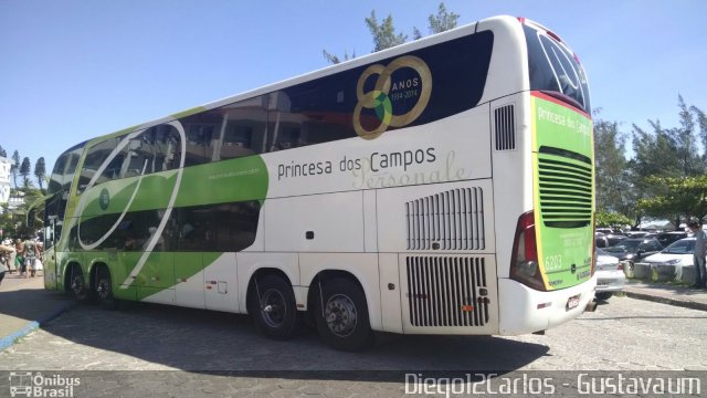 Expresso Princesa dos Campos 6203 na cidade de Florianópolis, Santa Catarina, Brasil, por Diego Carlos Oliveira. Número da foto: #3995916.