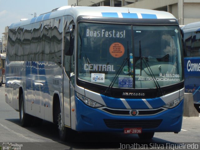 Viação Mauá RJ 185.260 na cidade de Rio de Janeiro, Rio de Janeiro, Brasil, por Jonathan Silva Figueiredo. Número da foto: #3995655.