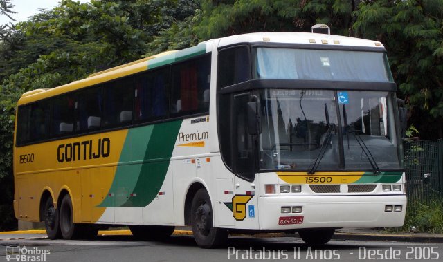 Empresa Gontijo de Transportes 15500 na cidade de São Paulo, São Paulo, Brasil, por Cristiano Soares da Silva. ID da foto: 3994418.