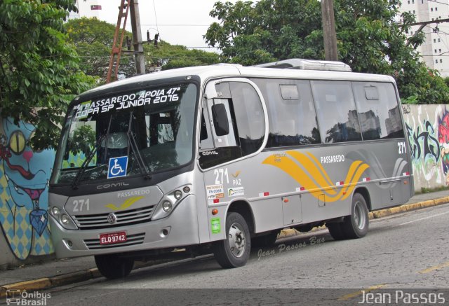 Passaredo Transporte e Turismo 271 na cidade de Mogi das Cruzes, São Paulo, Brasil, por Jean Passos. Número da foto: #3996461.