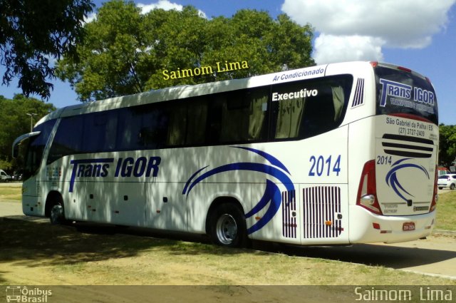 Trans Igor Transportes e Turismo 2014 na cidade de Vila Velha, Espírito Santo, Brasil, por Saimom  Lima. Número da foto: #3995407.