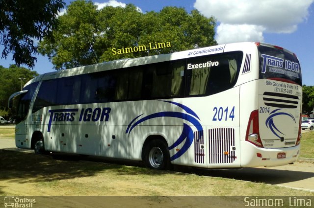 Trans Igor Transportes e Turismo 2014 na cidade de Vila Velha, Espírito Santo, Brasil, por Saimom  Lima. ID da foto: 3995407.