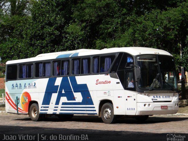 Empresa de Transportes São Luiz 6200 na cidade de Senhor do Bonfim, Bahia, Brasil, por João Victor. Número da foto: #3995734.