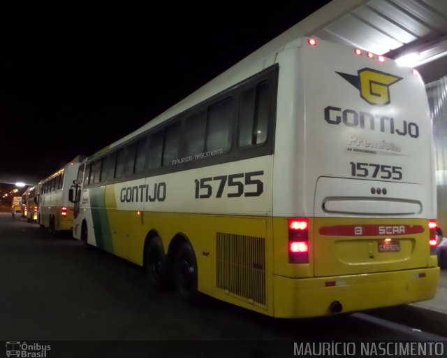 Empresa Gontijo de Transportes 15755 na cidade de Belo Horizonte, Minas Gerais, Brasil, por Maurício Nascimento. ID da foto: 3996395.