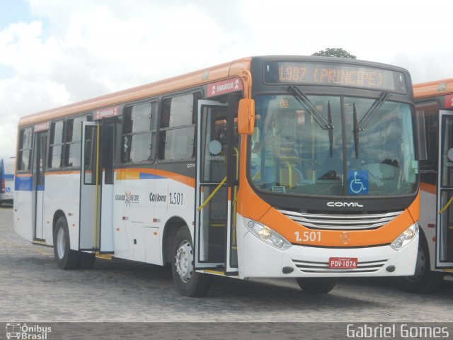 Itamaracá Transportes 1. 501  na cidade de Abreu e Lima, Pernambuco, Brasil, por Gabriel  Gomes. Número da foto: #3996416.
