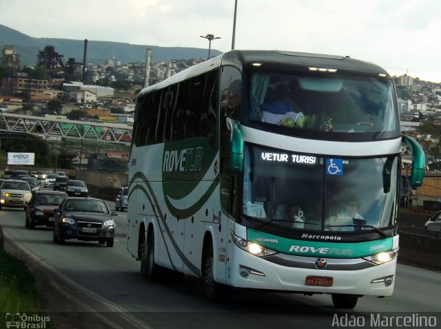 Rovetur Turismo 2000 na cidade de Belo Horizonte, Minas Gerais, Brasil, por Adão Raimundo Marcelino. ID da foto: 3996090.