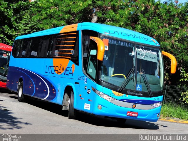 Litorânea Transportes Coletivos 5360 na cidade de São Paulo, São Paulo, Brasil, por Rodrigo Coimbra. Número da foto: #3994414.