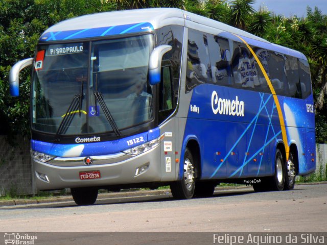 Viação Cometa 15122 na cidade de Curitiba, Paraná, Brasil, por Felipe Aquino da Silva. ID da foto: 3995139.