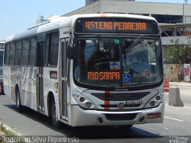 Transportes Blanco RJ 136.133 na cidade de Rio de Janeiro, Rio de Janeiro, Brasil, por Jonathan Silva Figueiredo. Número da foto: #3994190.