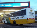 Empresa Gontijo de Transportes 3115 na cidade de João Monlevade, Minas Gerais, Brasil, por Joase Batista da Silva. ID da foto: :id.